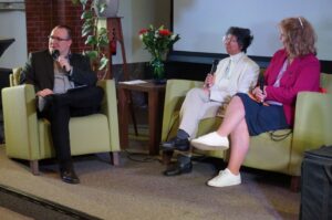 De woordenwevers – editie Bonheiden 2024 - Kavita Vlieghe en Hilde De Paepe © Tony Van Den Eede