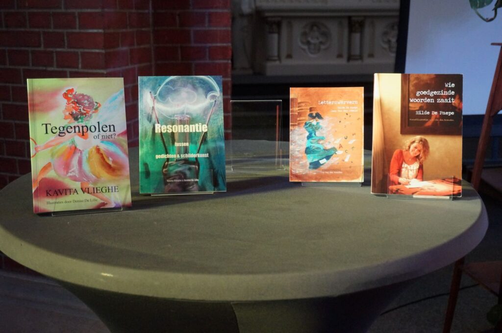 De woordenwevers – editie Bonheiden 2024 - boeken Kavita Vlieghe Hilde De Paepe © Tony Van Den Eede