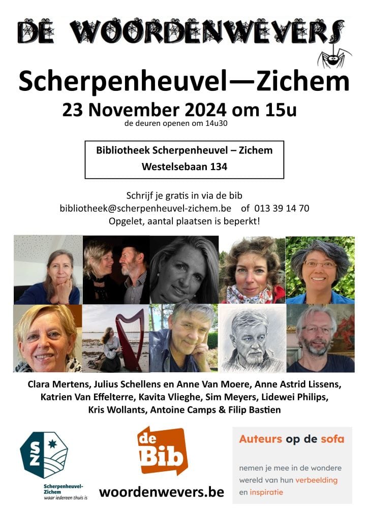 Woordenwevers editie Scherpenheuvel_Zichem 2024 affiche