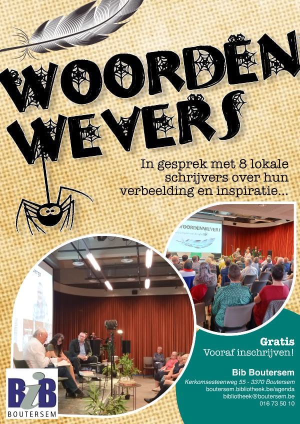 Woordenwevers editie Boutersem affiche