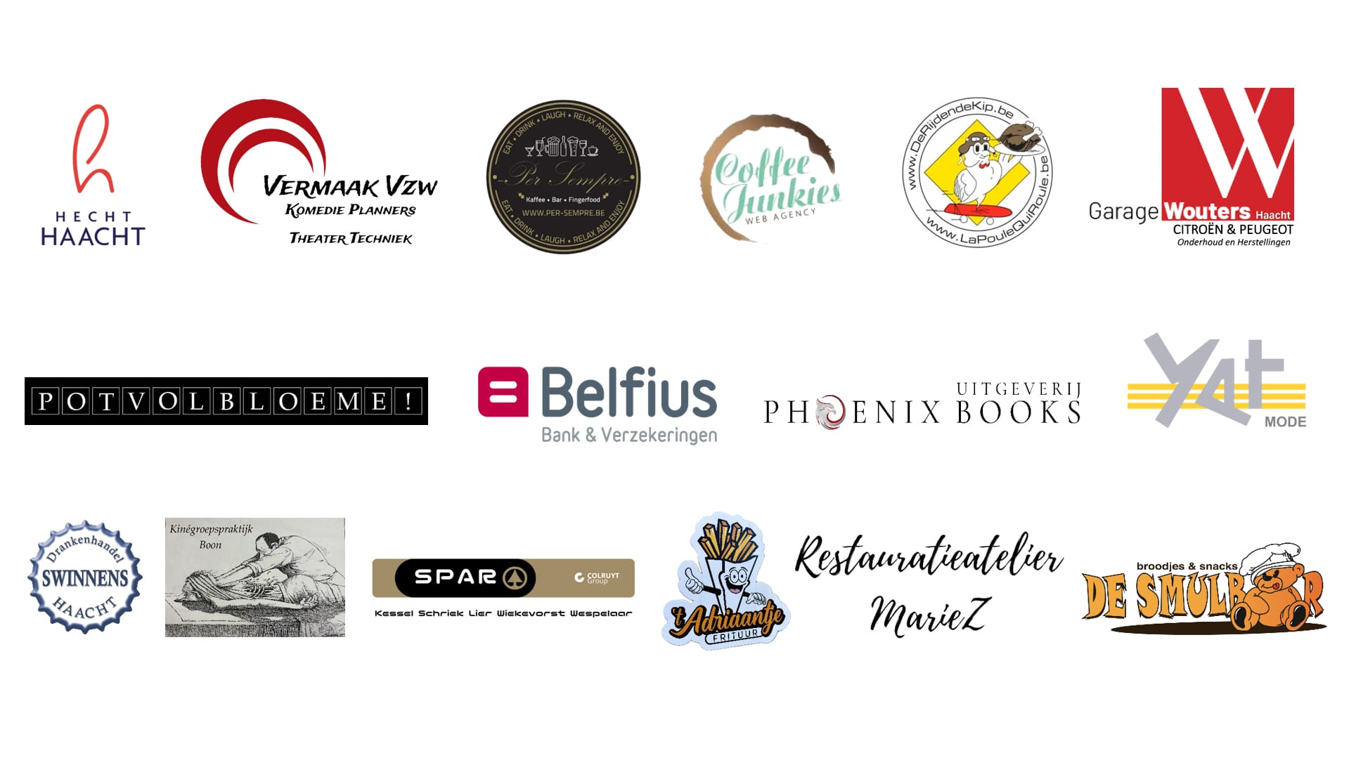 Woordenwevers editie Haacht 2025 sponsers